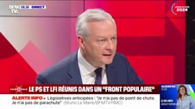 Bruno Le Maire demande "solennellement" à Éric Ciotti de dire que LR "ne fera jamais d'accord avec le RN"