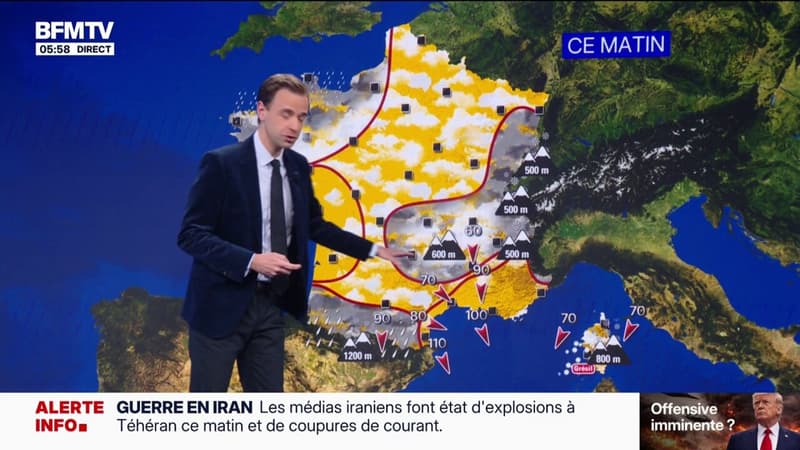 Des nuages et de la pluie au rendez-vous aujourd'hui: la météo du 31 mars