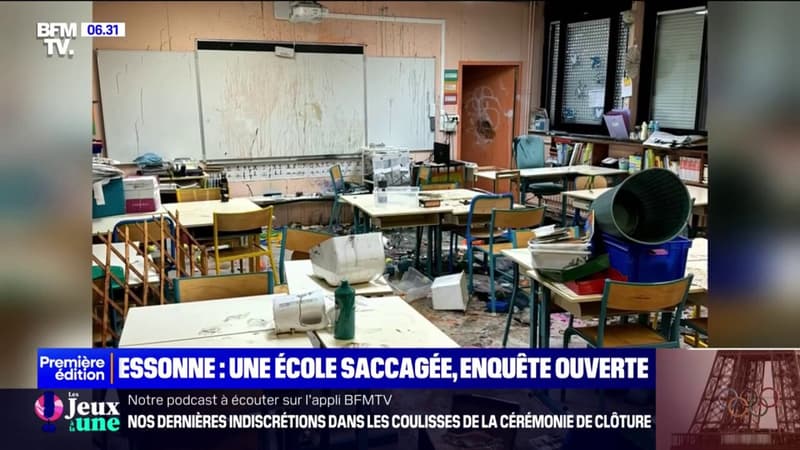 Essonne: une école primaire saccagée à Montgeron à moins d'un mois de la rentrée