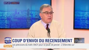 Coup d'envoi du recensement: Jean-Philippe Grouthier, directeur régional de l'Insee
