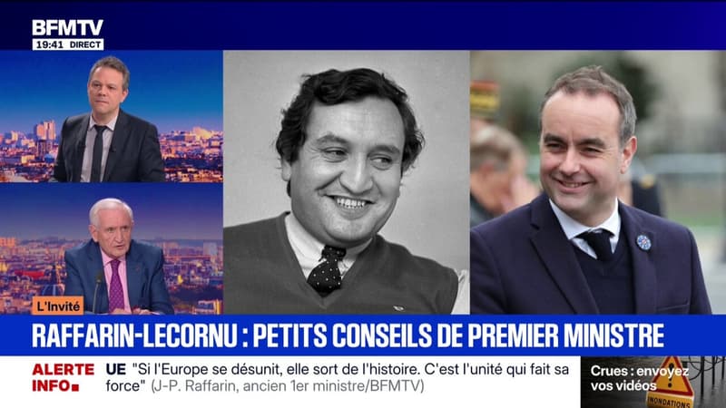 Jean-Pierre Raffarin, ancien Premier ministre, dit “avoir des points communs” avec Sébastien Lecornu