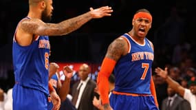 Tyson Chandler et Carmelo Anthony