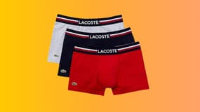 Le prix de ce lot de boxers Lacoste est en chute libre sur ce site très connu