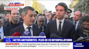 Actes antisémites en France: Gérald Darmanin évoque "une vingtaine d'interpellations"