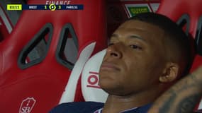 Kylian Mbappé lors de Brest-PSG