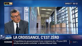 Croissance zéro (1/2): "Tous les grands pays de la zone euro font mieux que nous", a lancé Yves Jégo