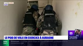 Le PSIG de Volx en exercice à Aubagne