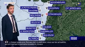 Météo Alsace: un mardi nuageux et quelques précipitations, jusqu'à 11°C à Colmar et 13°C à Strasbourg