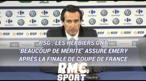 PSG : Les Herbiers "ont beaucoup de mérite" assure Emery après la finale de Coupe de France