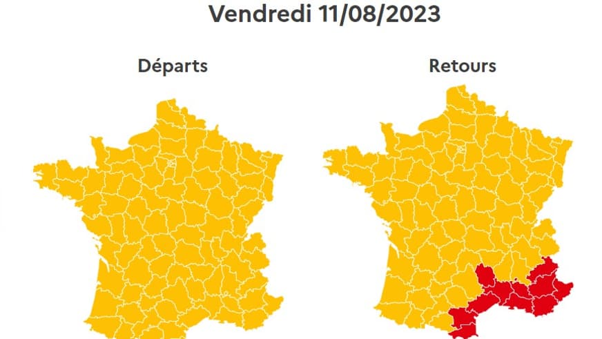 Le trafic sera déjà très compliqué dans le sud ce vendredi, à la veille du week-end prolongé du 15-Août.