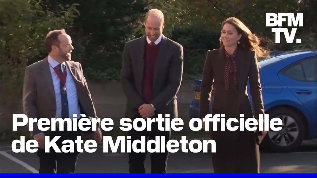 Kate Middleton fait sa première visite officielle depuis la fin de sa chimiothérapie (1/1)