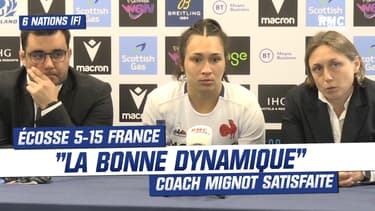 Six Nations (F), Écosse 5-15 France: "Sur la bonne dynamique" se satisfait Mignot