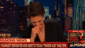 Rachel Maddow a fondu en larmes en direct sur MSNBC.