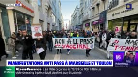 Ce samedi, plusieurs centaines de manifestants dans les rues de Marseille et Toulon pour dire non au pass sanitaire