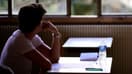 Un lycéen passe son bac en juin 2017.