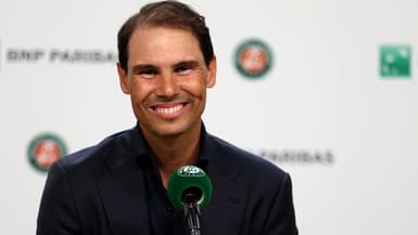Rafael Nadal lors de sa dernière conférence de presse à Roland-Garros, le 25 mai 2025