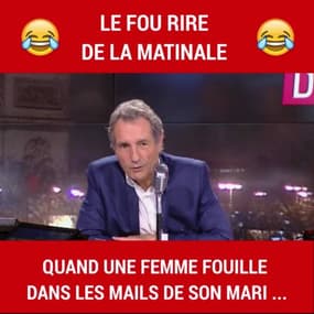 Fouiller dans le téléphone ou l'ordinateur de son conjoint? Le fou-rire de la matinale de RMC