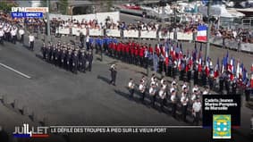 14 juillet : Sur le Vieux-Port, le public attend le défilé 