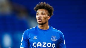 Jean-Philippe Gbamin avec Everton le 5 avril 2021.