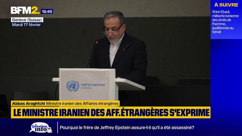 "Les armes nucléaires" sont "la principale menace (...) sur l'humanité", selon le ministre iranien des Affaires étrangères