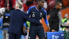 Didier Deschamps et Paul Pogba