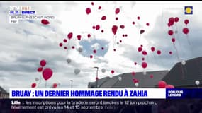 Féminicide à Bruay-sur-l'Escaut: des dizaines de personnes réunies pour un lâcher de ballons en hommage à Zahia