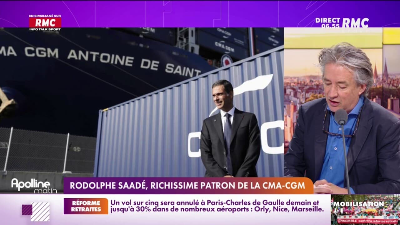 Portrait De Rodolphe Saadé Le Patron De La Cma Cgm 5841