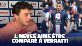 PSG 3-1 Rennes : João Neves "très heureux" d'être comparé à Verratti
