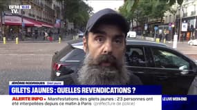Gilets jaunes: "le mot d'ordre est de se recentrer sur les revendications historiques", selon Jérôme Rodrigues