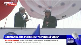 Rassemblement des policiers à Paris: pour l'acteur Gérard Lanvin "tout ce qui se passe aujourd'hui, c'est une affaire de politique, ce n'est pas une affaire de police"