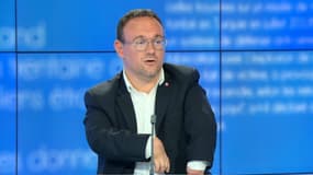 Le député LR Damien Abad sur le plateau de BFMTV le 21 juillet 2021.