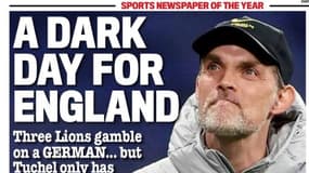 "Un jour sombre pour l'Angleterre", le Daily Mail s'offusque de la nomination de Thomas Tuchel comme sélectionneur de l'Angleterre, le 16 octobre 2024 