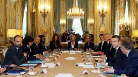 Conseil des ministres, le 18 mai 2017 à Paris.