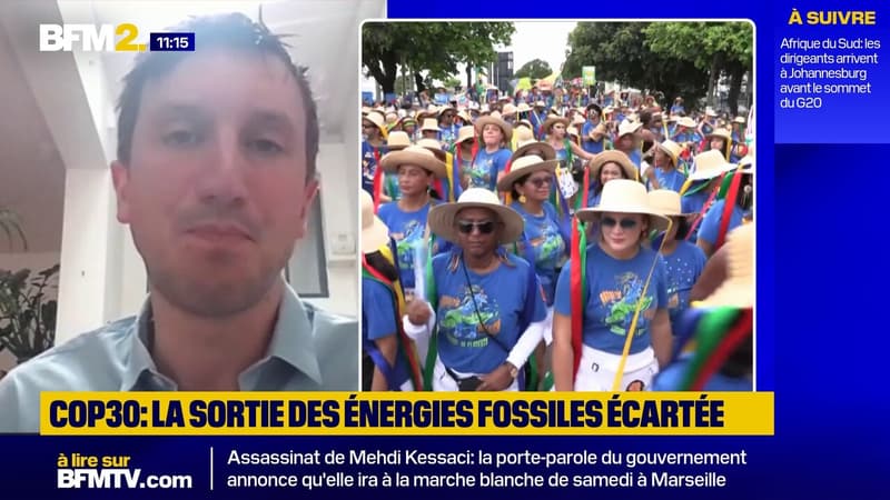 "Si c'est le cas, ce serait un échec, un désastre": WWF France réagit à la proposition d'accord sans mention des énergies fossiles, à la COP30