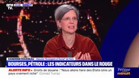 Sandrine Rousseau (Écologiste et Social): "Ce que fait Donald Trump, c'est une guerre d'appropriation des ressources"