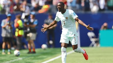 Ousmane Dembélé auteur de trois buts avec l'équipe de France, dernier match de poule de la Coupe du monde, 26 juin 2026