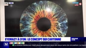 Lyon: Eyemazy, une boutique prend les yeux en photo pour les transformer en oeuvre d'art