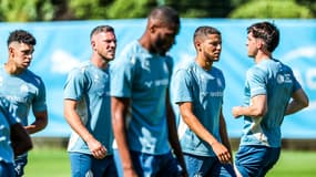 Les joueurs de l'OM, le 8 juillet 2024