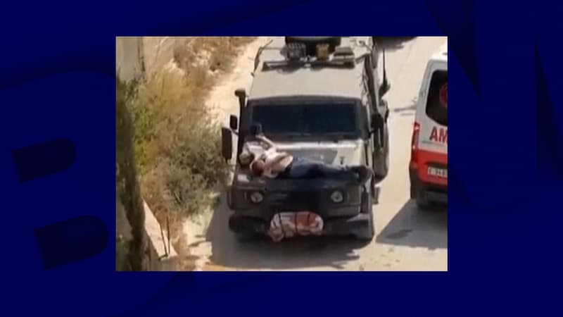 Israël-Hamas: un Palestinien attaché à un véhicule militaire israélien, Tsahal annonce ouvrir une enquête