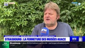 Strasbourg: les syndicats manifestent contre la fermeture de certains musées