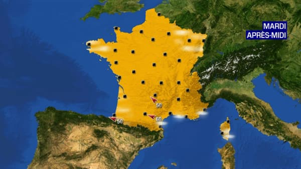 Les prévisions pour ce mardi 30 mars Les prévisions pour ce mardi 30 mars