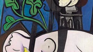 Le tableau "Nu au plateau de sculpteur" ("Nude, Green Leaves and Bust") de Pablo Picasso, peint en 1932, s'est vendu aux enchères mardi pour 106 millions de dollars chez Christie's, un record pour une oeuvre d'art. /Photo prise le 4 mai 2010/REUTERS/CHRIS