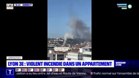 Violent incendie à Lyon, un habitant sauvé par des voisins