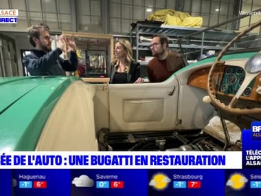Mulhouse: une Bugatti en restauration au Musée de l'automobile