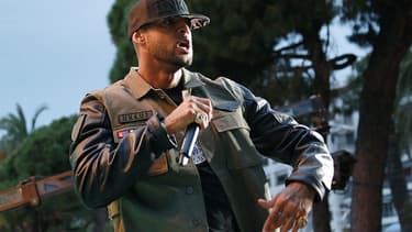 Le rappeur Booba au festival de Cannes en 2014