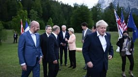Les dirigeants du G7 le 26 juin 2022 en Bavière