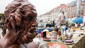 Un stand à la braderie de Lille, le 5 septembre 2015