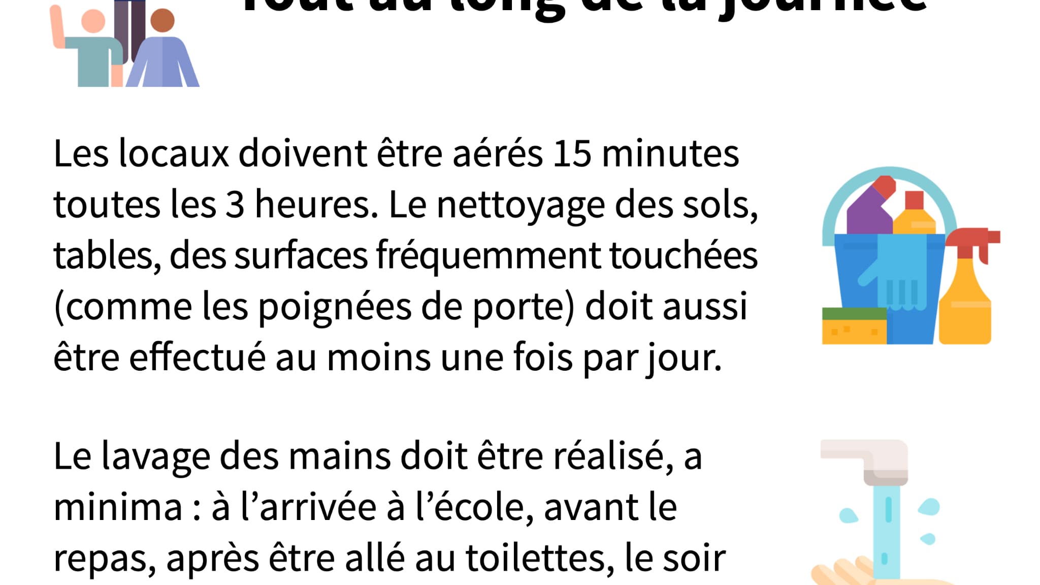 Tout au long de la journée
