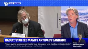 Didier Raoult, star des manifestations anti pass sanitaire