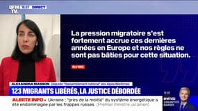 Migrants remis en liberté: "C'est un fiasco total", selon Alexandra Masson, députée RN des Alpes-Maritimes